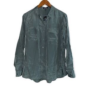 Express NWT long sleeve button down blouse SZ MEDIUM